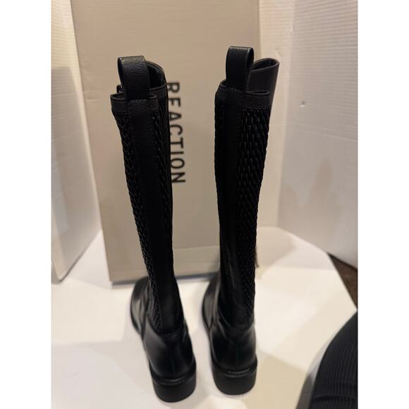Kenneth Cole Reaction Womens Lionel Tall Knee-High Boots Black 5 M NEW - Picture 5 of 7